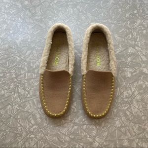 Rothy’s Shoes | The Merino Slipper in Birch Tan